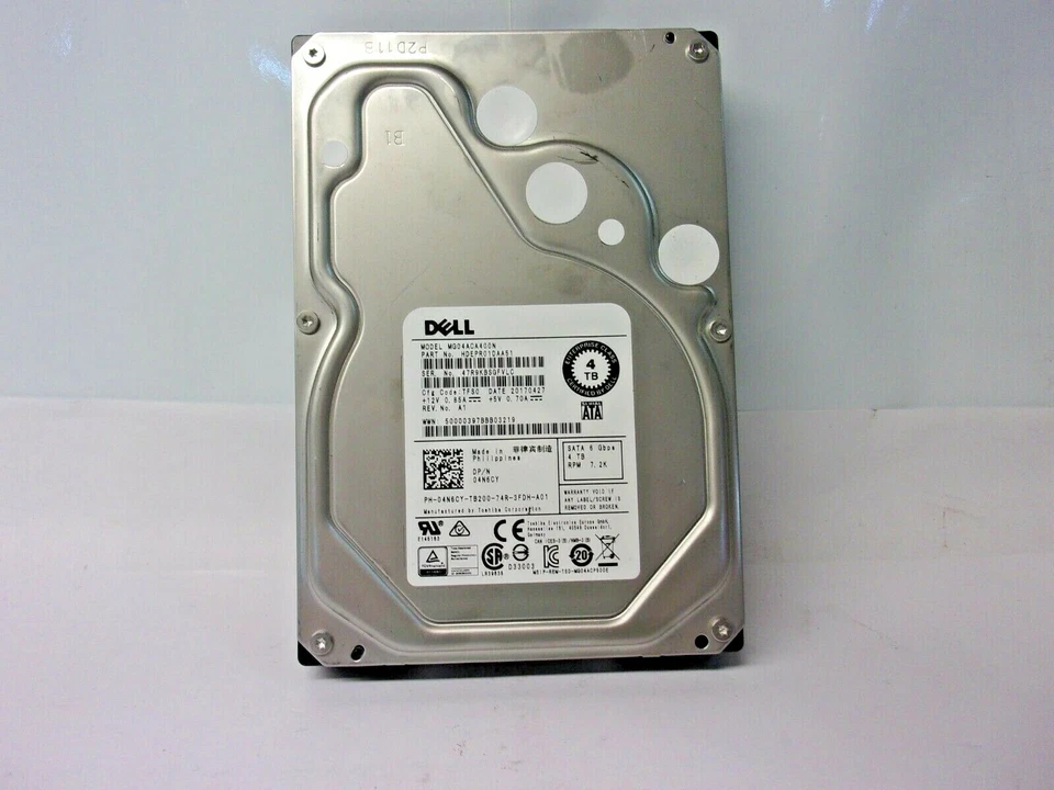 Dell Seagate 4TB MG04ACA400N SATA3 3.5" HDD Hard Drive 6Gbps - Image 2 of 4