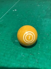 VTG Replacement 2 Ring Circle Billiard Pool Ball 2 1/4" 1 Yellow Solid E