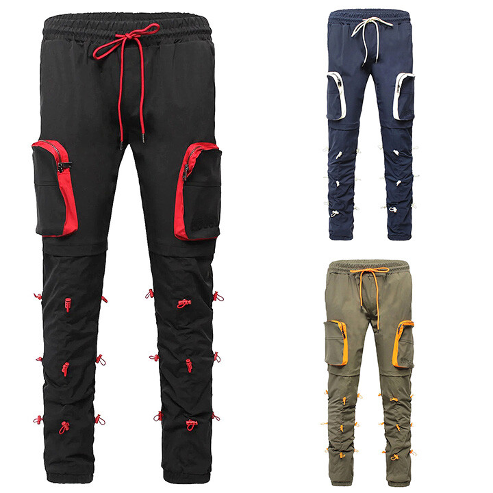 【BAON】[unisex] Kitoru Banding String Cargo Jogger Pants Tapered Cargo Jogger | Original Penguin US