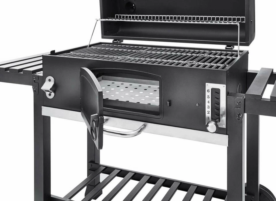CosmoGrill Outdoor XXL Smoker Barbecue Charcoal Portable BBQ Grill Home Garden - Image 3 of 4