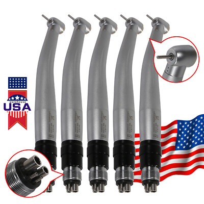 5*NSK Style Dental High Speed Handpiece Push standard w/ 4Hole Quick Coupler USA