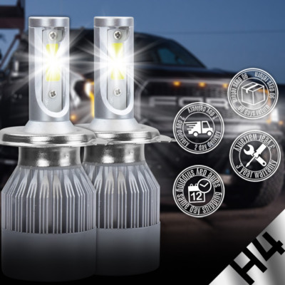 H4 9003 HB2 LED Headlight Kit 488W 48800LM CREE High/Low Beam Head Fog Bulbs