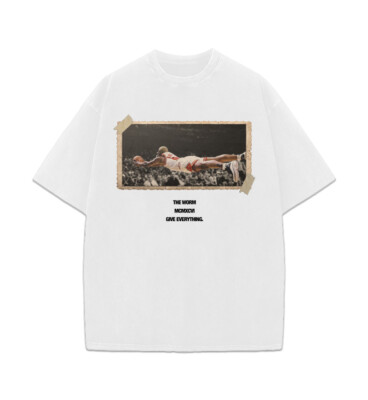 Dennis Rodman Give Everything 1996 Chicago Bulls The Worm Vintage  T-Shirt