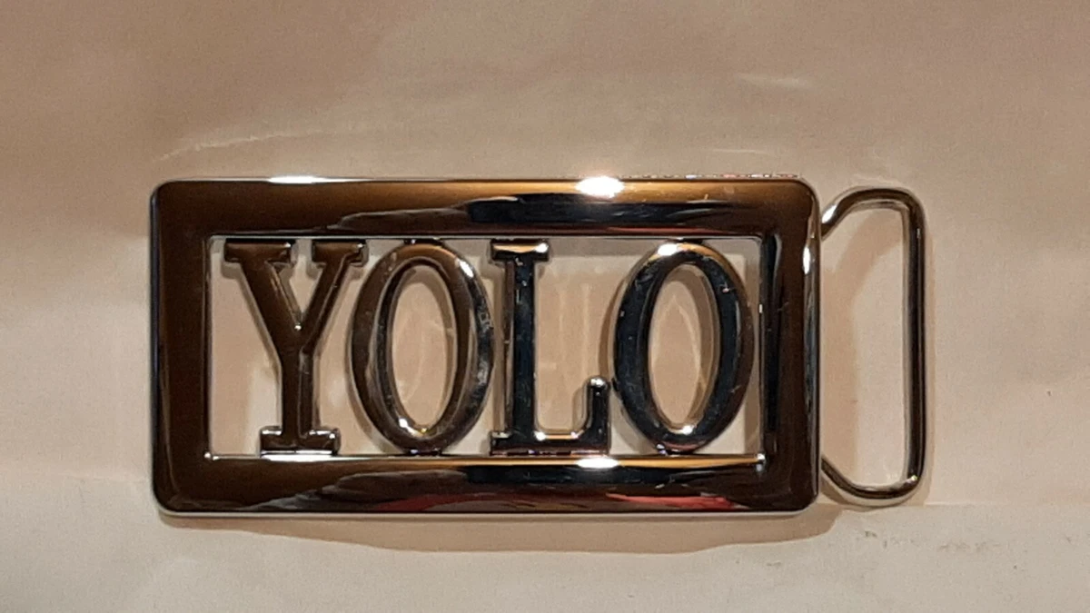 YOLO Name Belt Buckle Put your name or word on Buckle eBay