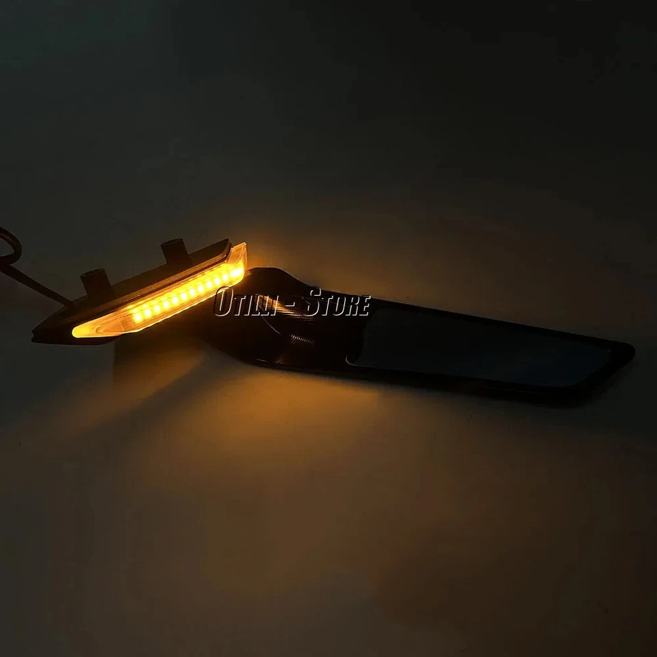 Espejos retrovisores laterales con luz de giro LED para BMW S1000RR M1000RR 2019-2024 Foto 2 de 4