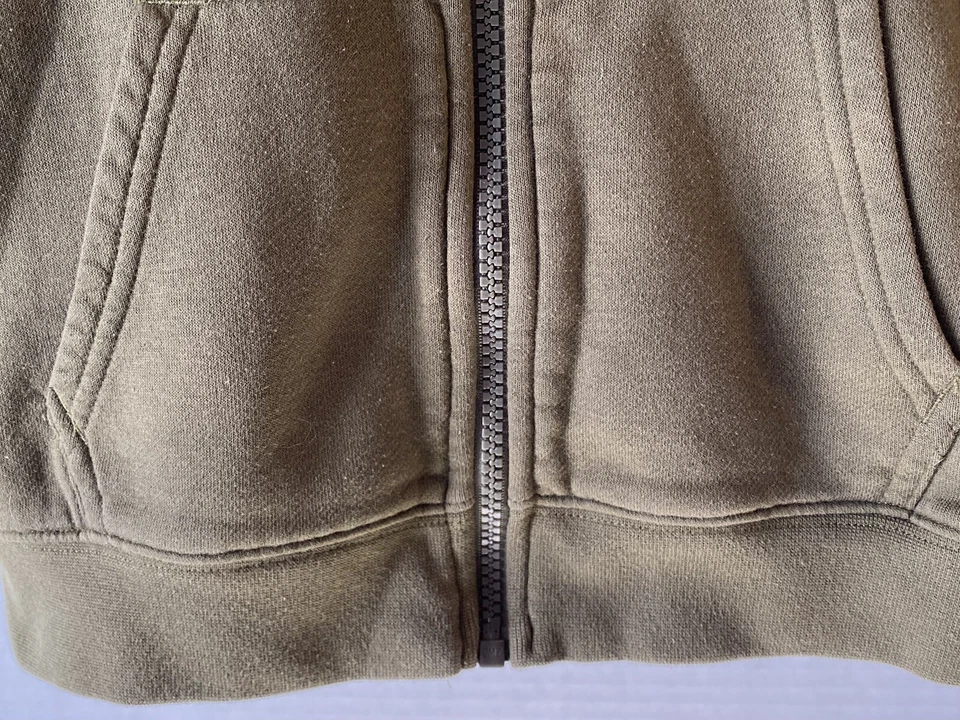 Nike Niños Cremallera Chaqueta Niños Verde y Negro 6-7 años Foto 4 de 4