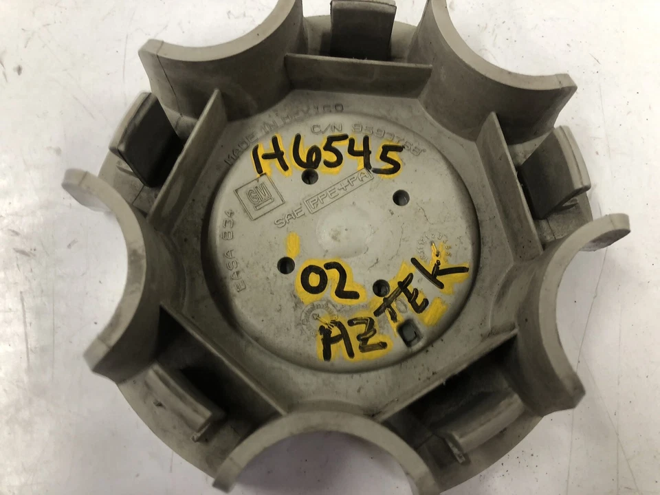 Tapacubos de rueda tapa central 2001 2002 2003 2004 2005 Pontiac Aztek OEM 3398 Foto 4 de 4