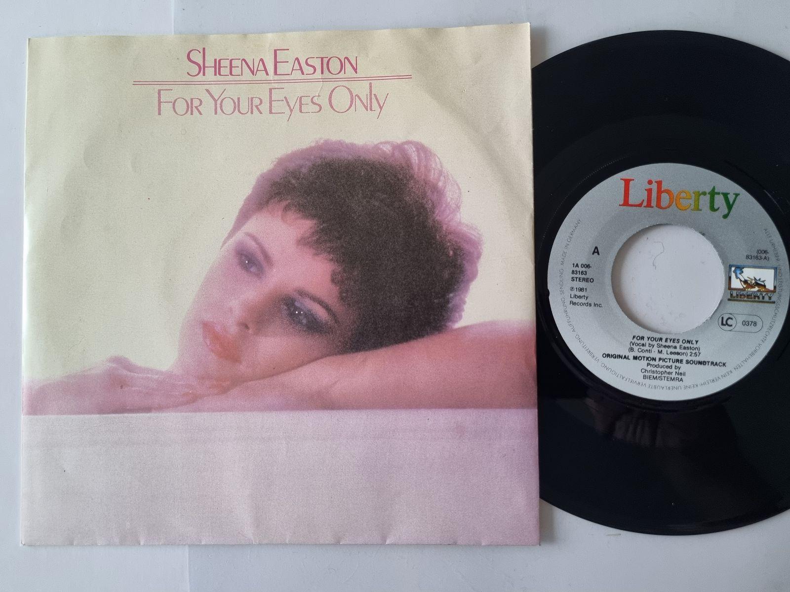 7"" Single Sheena Easton - For your eyes only Vinyl Germany OST James Bond