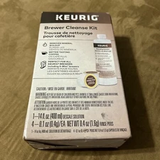 Brewer Cleanse Kit for Maintenance Includes Descaling Solution & Rinse Pods Com