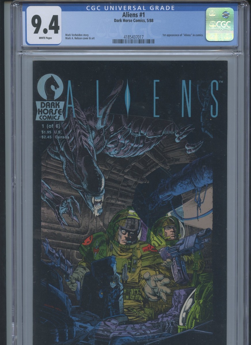 Aliens #1 1988 CGC 9.4 (1st Appearance of 