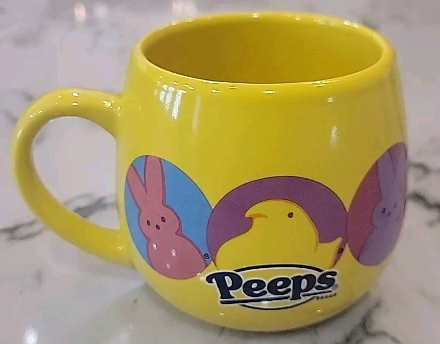 Peeps Coffee Mug with Chick and Chicks and Bunnies