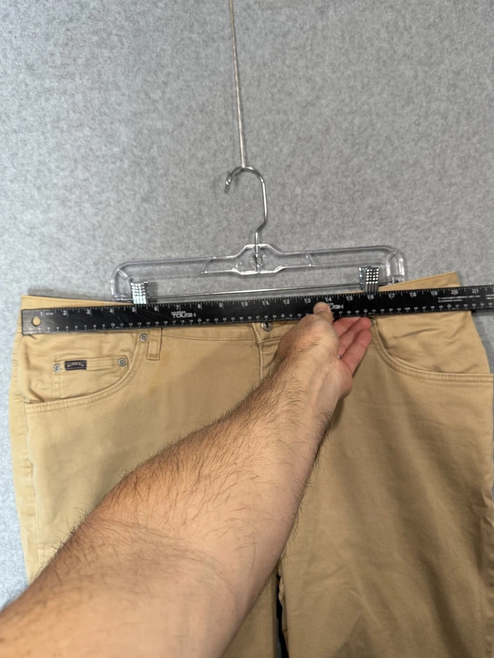 Pantalones Riders By Lee Mujer 20W Largo Beige Caqui Instantáneamente Adelgaza Pierna Recta Foto 2 de 4