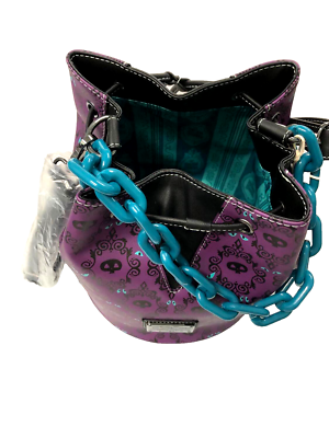 Disney Parks Glow Haunted Mansion Loungefly Bucket Crossbody Bag