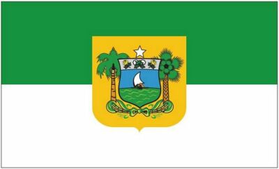 Fahne / Flagge Brasilien - Rio Grande do Norte 90 x 150 cm