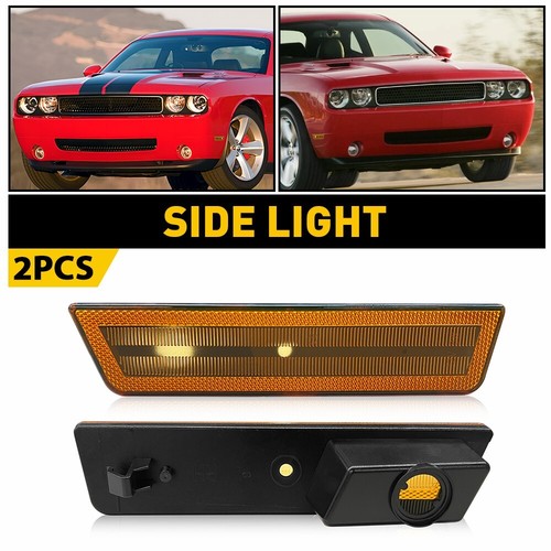 Side Marker 2008-14 Fit Dodge Challenger Front 68043394AA Left+Right 68043395AA