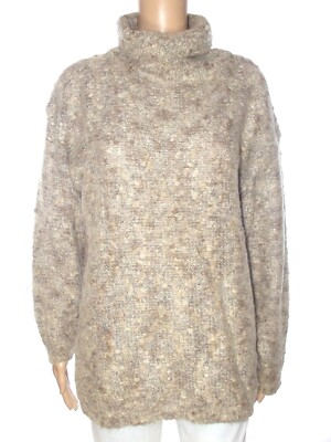 Emos Collection Womens Sweater Grey Vintage 90s Mohair Xxl Extra Large
