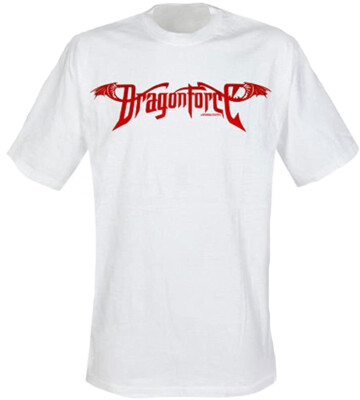 Official Dragonforce Red Logo Copyright Bravado Merchandise 2009 T ...