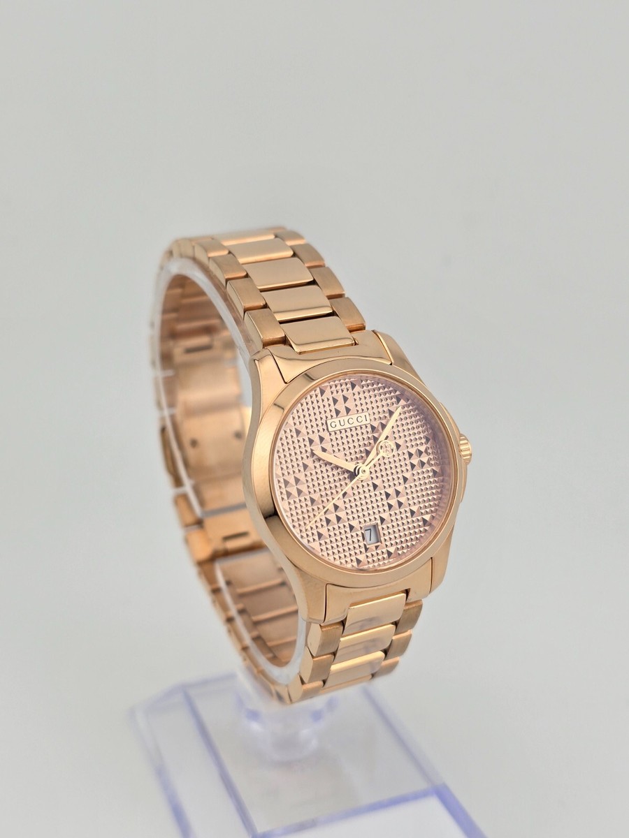Gucci G-Timeless Women's Gold Tone Stainless Steel Watch