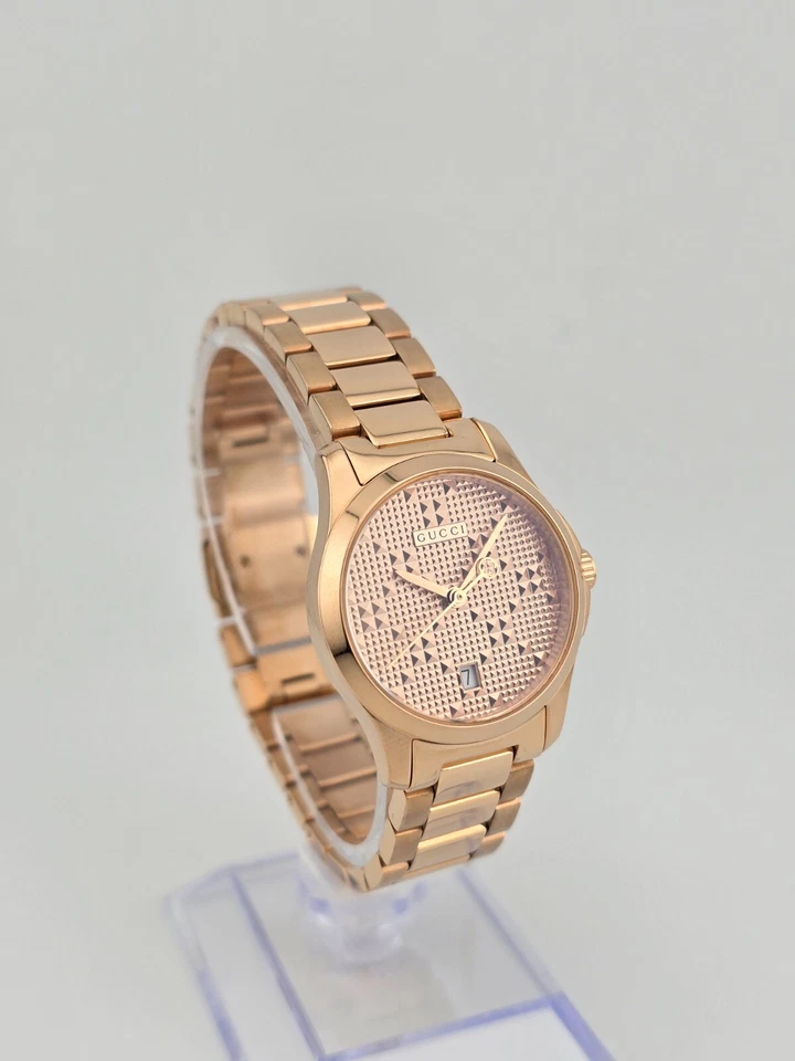 Reloj Gucci G-Timeless para mujer tono dorado de acero inoxidable - YA126567 ($1010 precio de venta sugerido por el fabricante) Foto 4 de 4