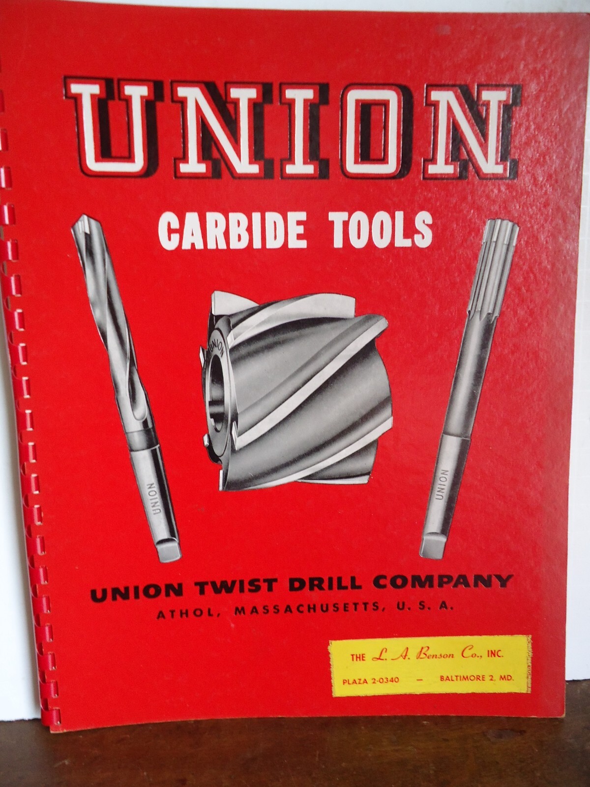Vintage Tooling Catalog 1955 Union Carbide Drills / Union Twist Drill