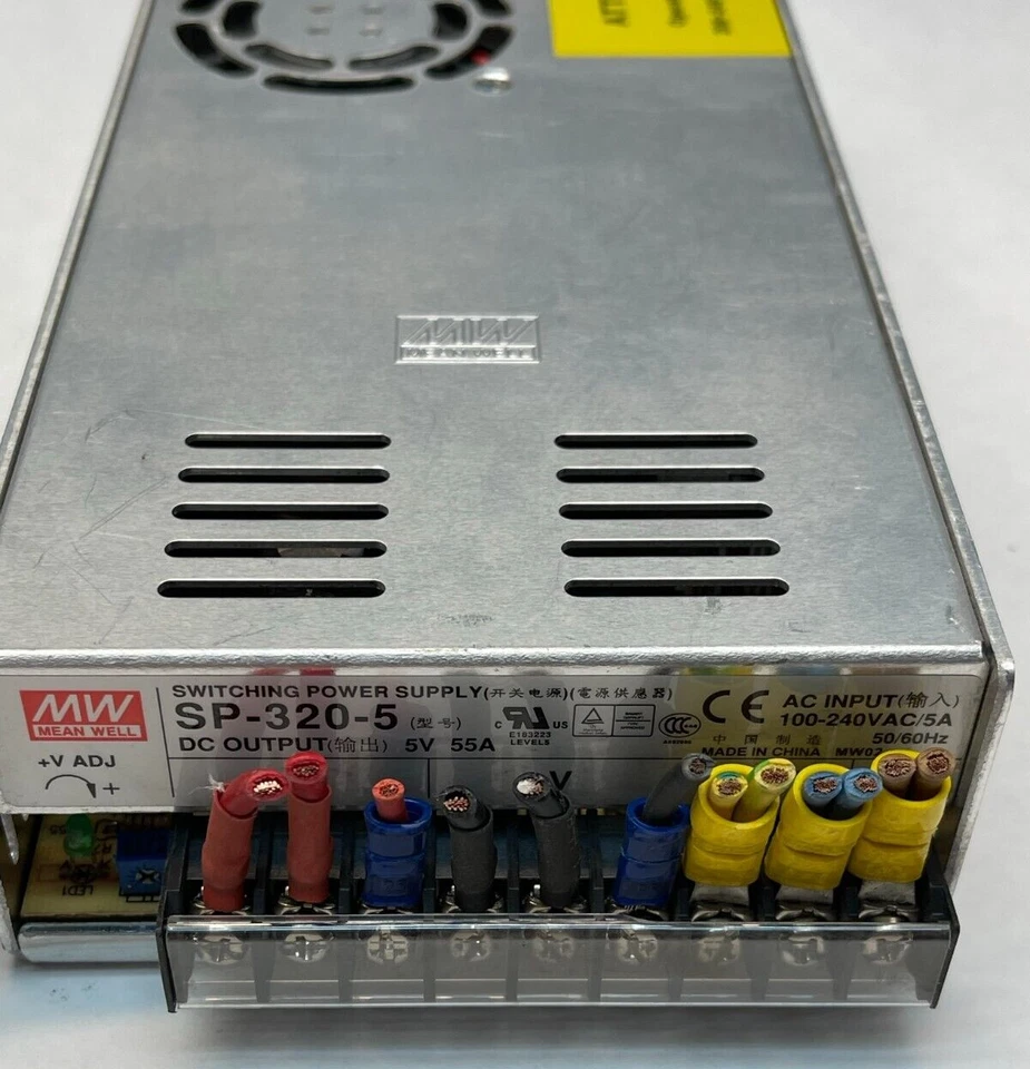 Mean Well MW SP-320-5 SP3205 Switching Power Supply Netzteil 5V 55A - Bild 3 von 4