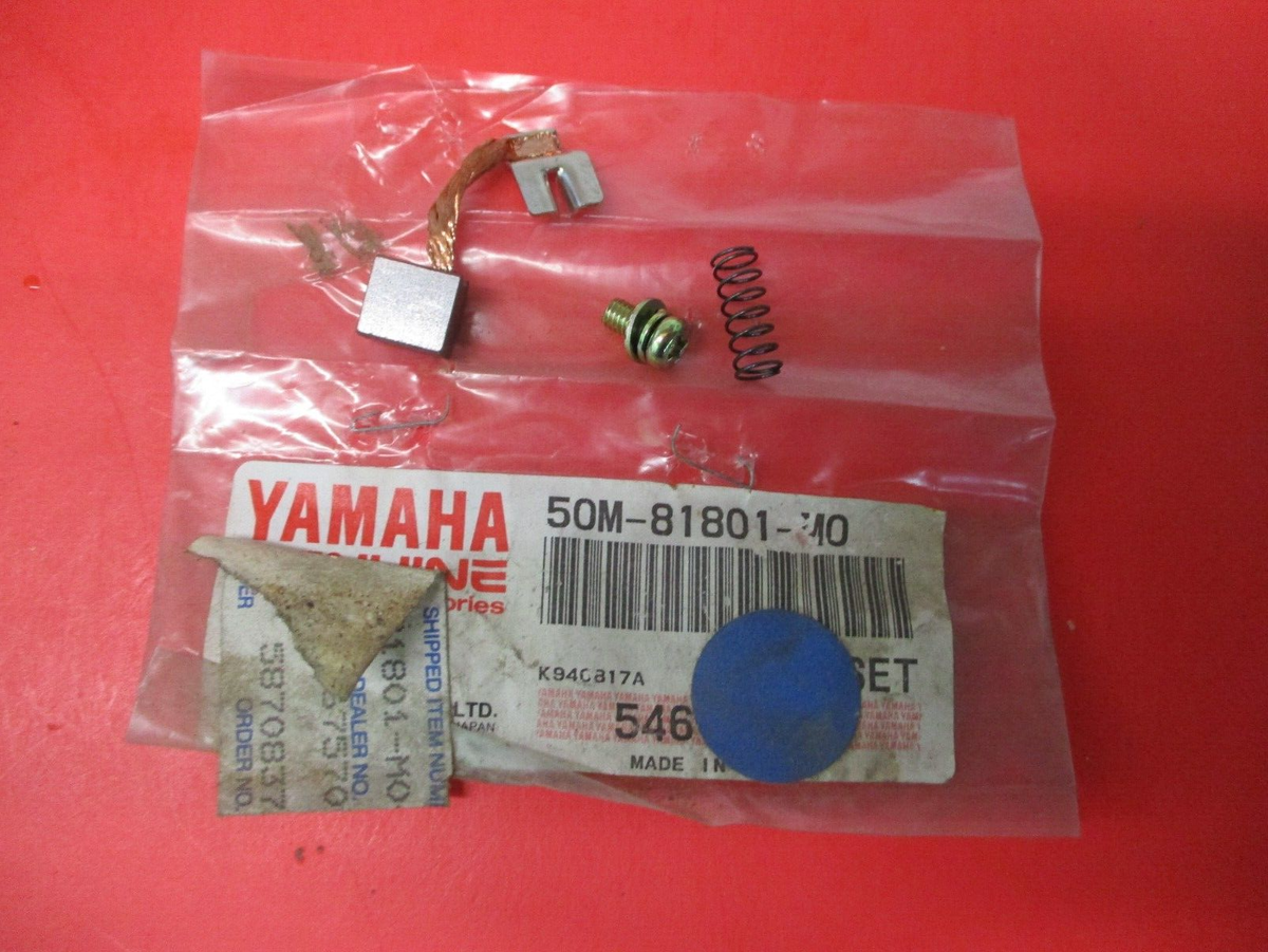 jampan NOS NEW OEM ORIGINAL YAMAHA TW200 XT250 YFA1 BRUSH SET 50M