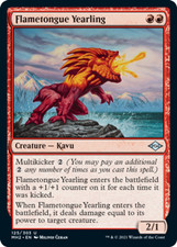 x4 Flametongue Yearling - Modern Horizons 2 - NM - MTG