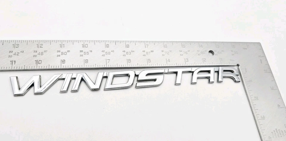 Ford Windstar LX 1999-2003 emblema trasero cromado logotipo insignia símbolo cromo Foto 3 de 4