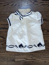 Janie and Jack Sweet Stables Equestrian Horse Bridal Bit Size 6-12 Mo Shirt Top