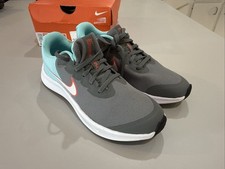 Nike Star Runner 3 GS Smoke Gray Teal DA2776-007 Size 5Y Pre Owned with Box