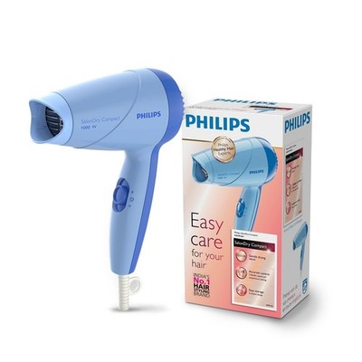 Philips HP8100/60 Hair Dryer 1000W | Thermo Protect | Travel Friendly  - Blue