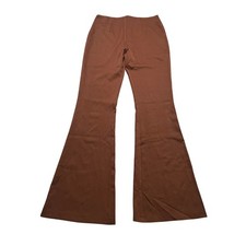 Princess Polly Brown High Waist Flare Pants NWT Size 6 Retro / going out