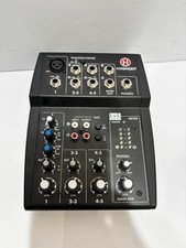 Harbinger L502 Compact LVL Series 5-Channel Mixer No Power Cord Phantom