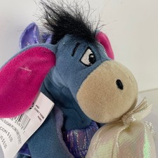 Disney Eeyore Sugar Plum Fairy Mini Bean Bag Plush Wings Winnie Pooh 7"