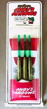 Set of Vintage 80's Andy's Arrows 23 Gram Darts w/Case  Made in England