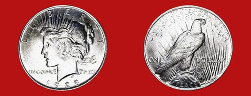 1923-P PEACE SILVER DOLLAR BEAUTIFUL HIGH GEM-BU++++ RARE HIGH MS++++*MUST SEE!