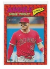2026 Topps Heritage Mike Trout Color of the Year Orange Parallel Card #D/77