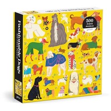 Fashionable Dogs 500 Piece Puzzle by Galison   Other