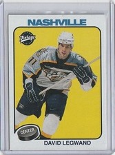 2001-02 Upper Deck Vintage #140 David Legwand Nashville Predators