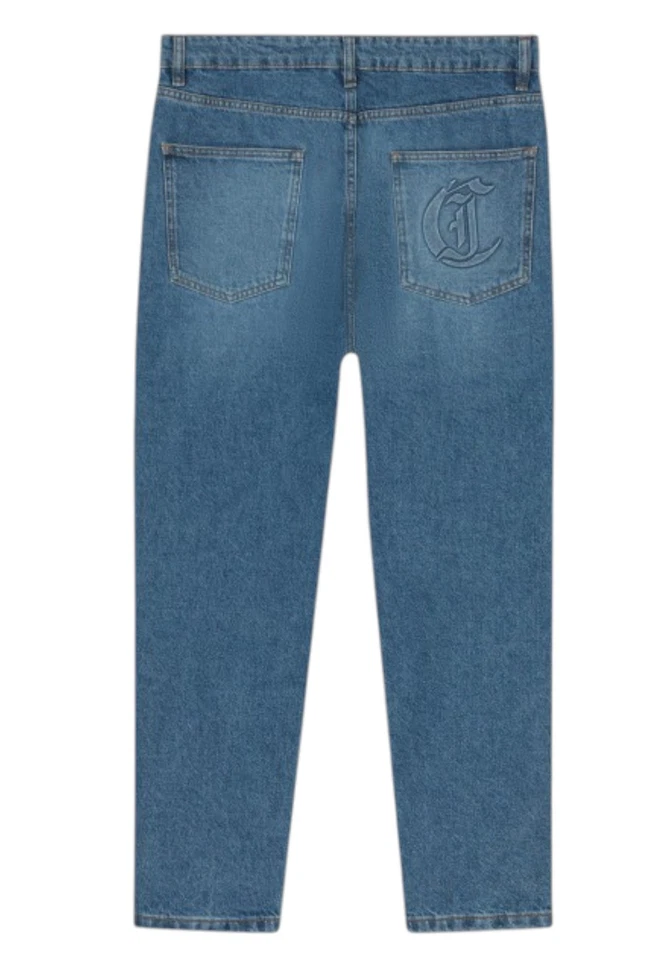 NWT JUST CAVALLI DENIM JEANS WITH THEM IN RELIEF ON THE POCKET 79OAB516 CDWC9 - Image 3 of 3