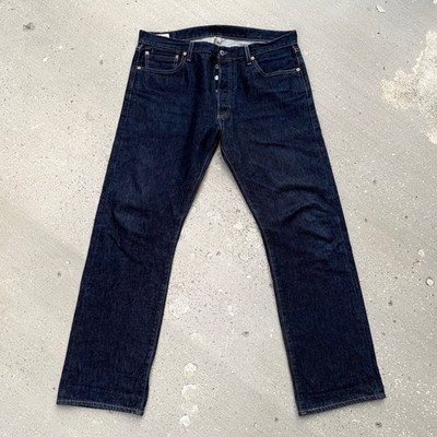 Levi's 501 00501-2546 Big E Premium Selvedge Jeans W38 L32 Red