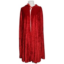 Umhang, Größe: ONE SIZE, Rot, Samt, Damen #lCD
