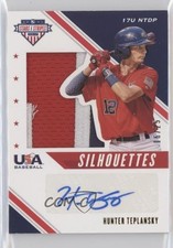 2020 Panini USA Baseball Stars & Stripes Prime 16/25 Hunter Teplanszky Auto 0tw4