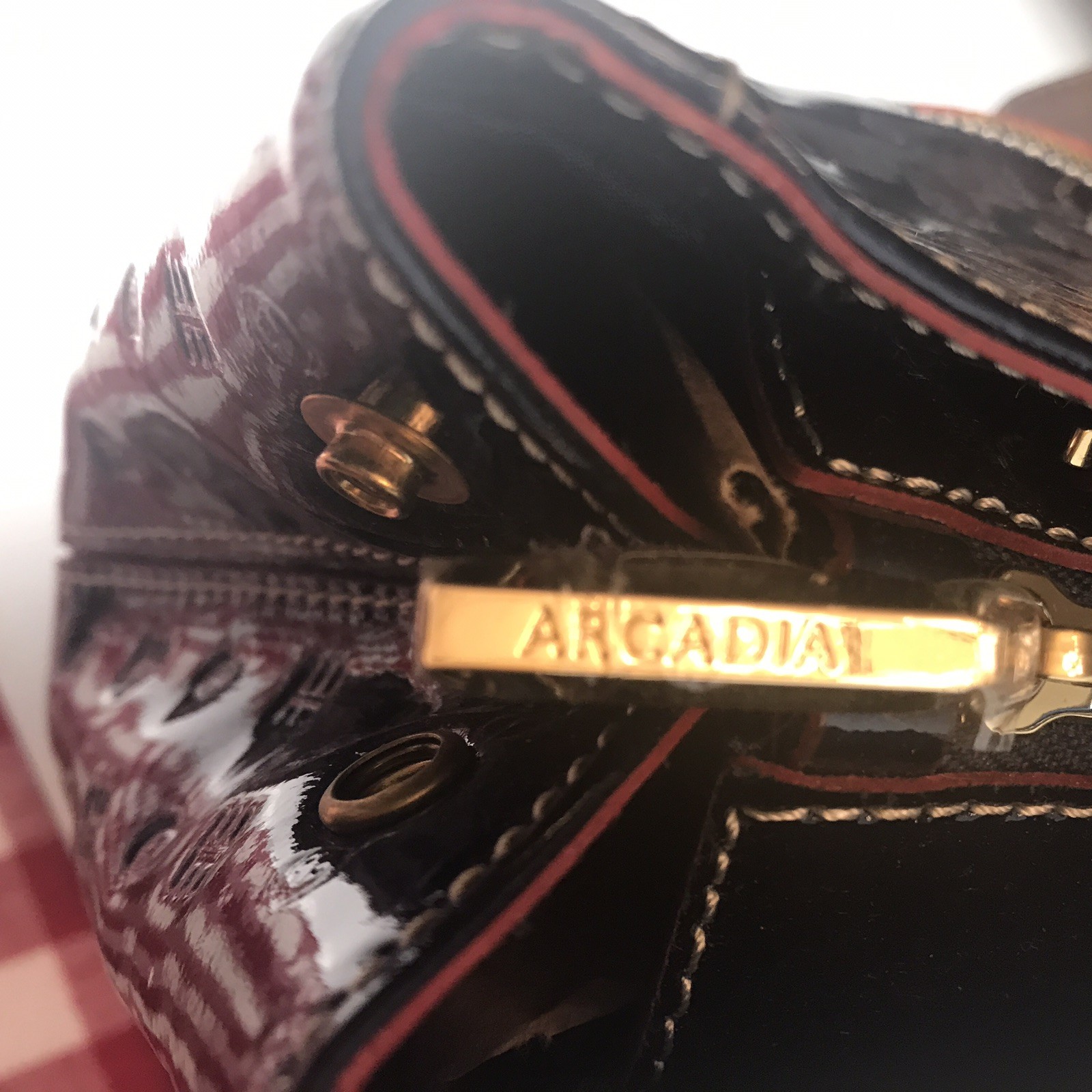 Lot Of 3 Name Brand Purses Handbags Coach Arcadia Coccinelle Varied Colors SEE thumbnail 3