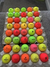 40 Matte Coloured Golf Balls Pearl/Grade A