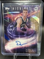 2025-26 Topps Midnight Danny Wolf Stroke of Auto Rookies RC #SMR-DW Nets
