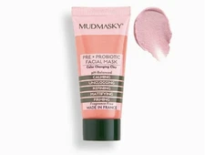 MUDMASKY Pre + Probiotic Facial Mask Color Changing Clay France pH 15 mL NEW
