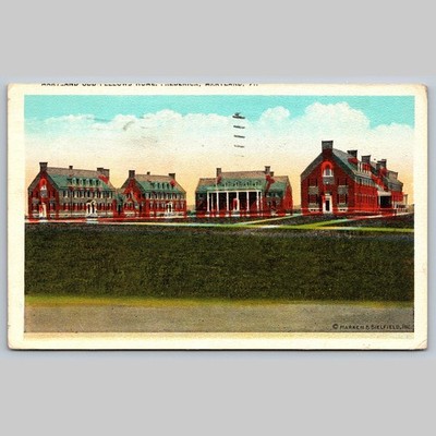 Postcard I.O.O.F. Home of Maryland Frederick MD 1925 Architecture
