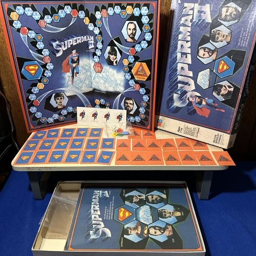 Vintage 1981 Superman II The Movie Board Game Milton Bradley Complete