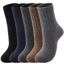 Trifabricy Wool Socks for Women - 5 Pairs Thick Womens Wool Socks Winter Warm...
